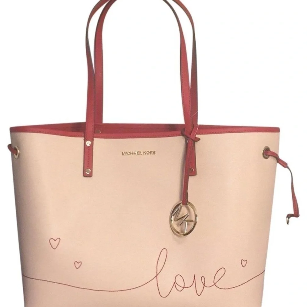Michael Kors MK Love Heart Rare Tote Valentine Bag